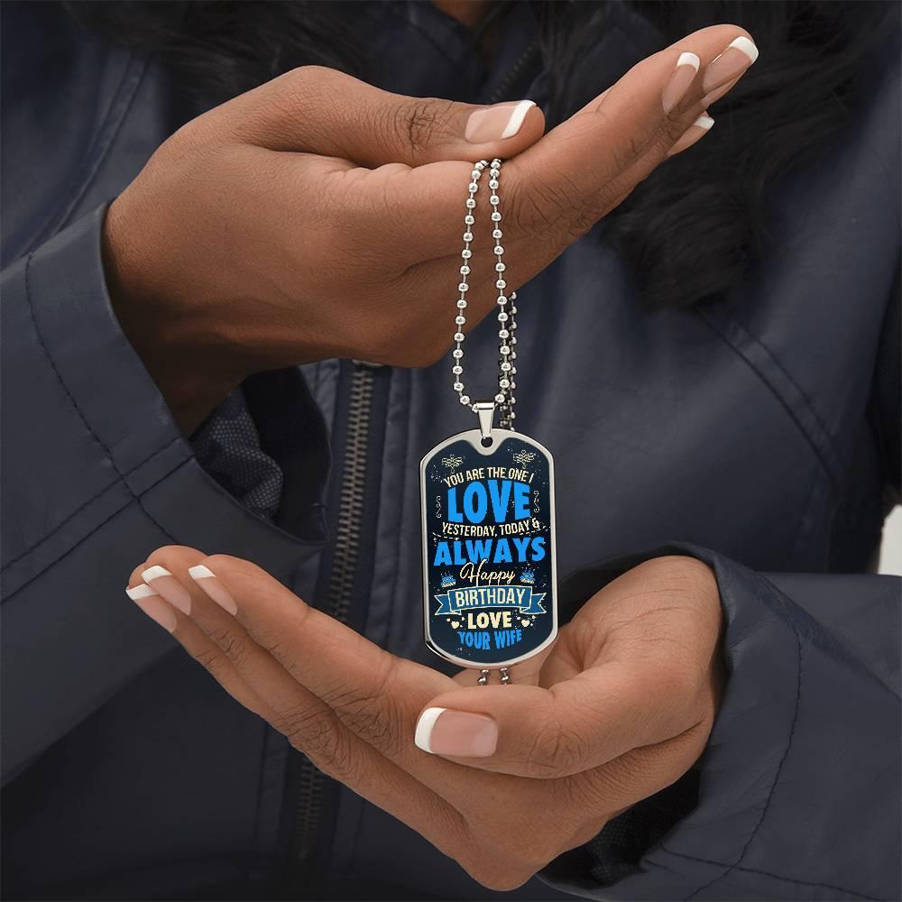 Dog Tag - To My Husband