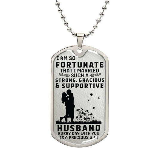 Dog Tag - To My Husband