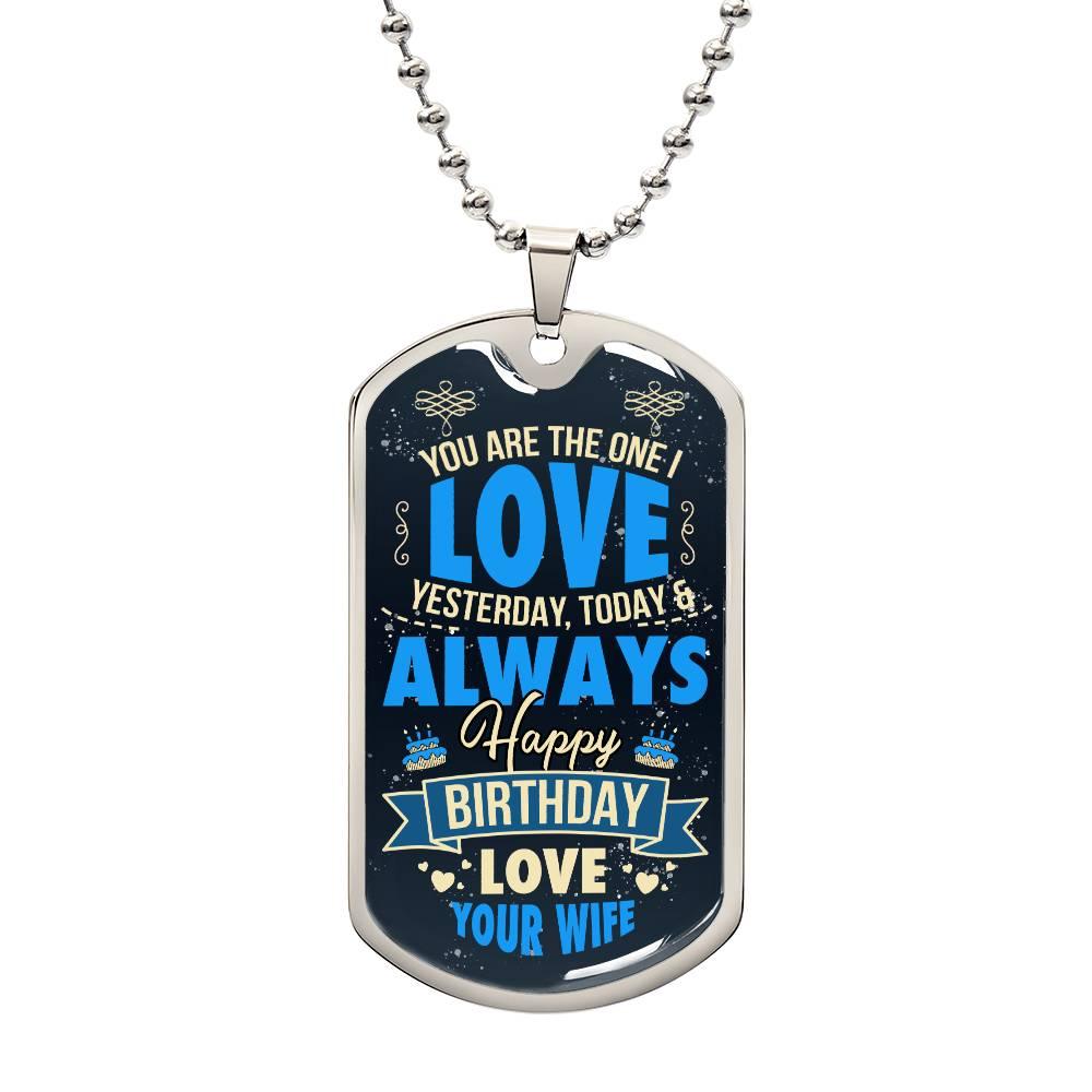 Dog Tag - To My Husband