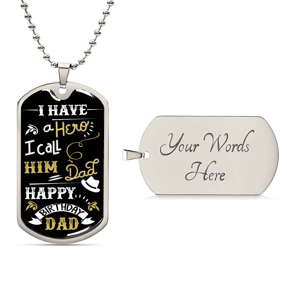 Dog Tag - To My Dad