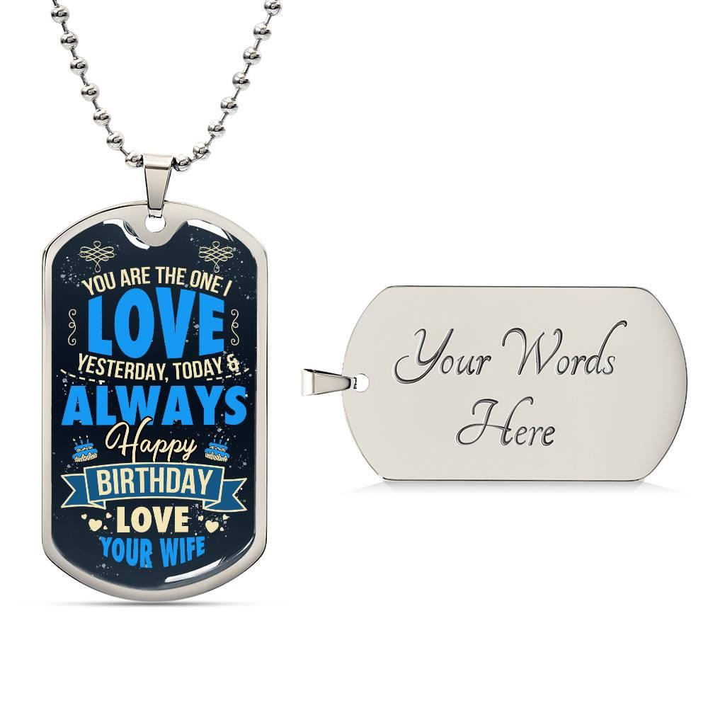 Dog Tag - To My Husband