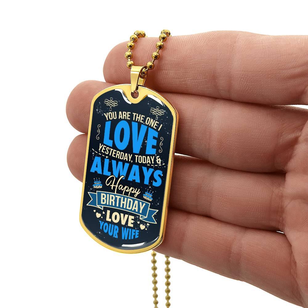 Dog Tag - To My Husband