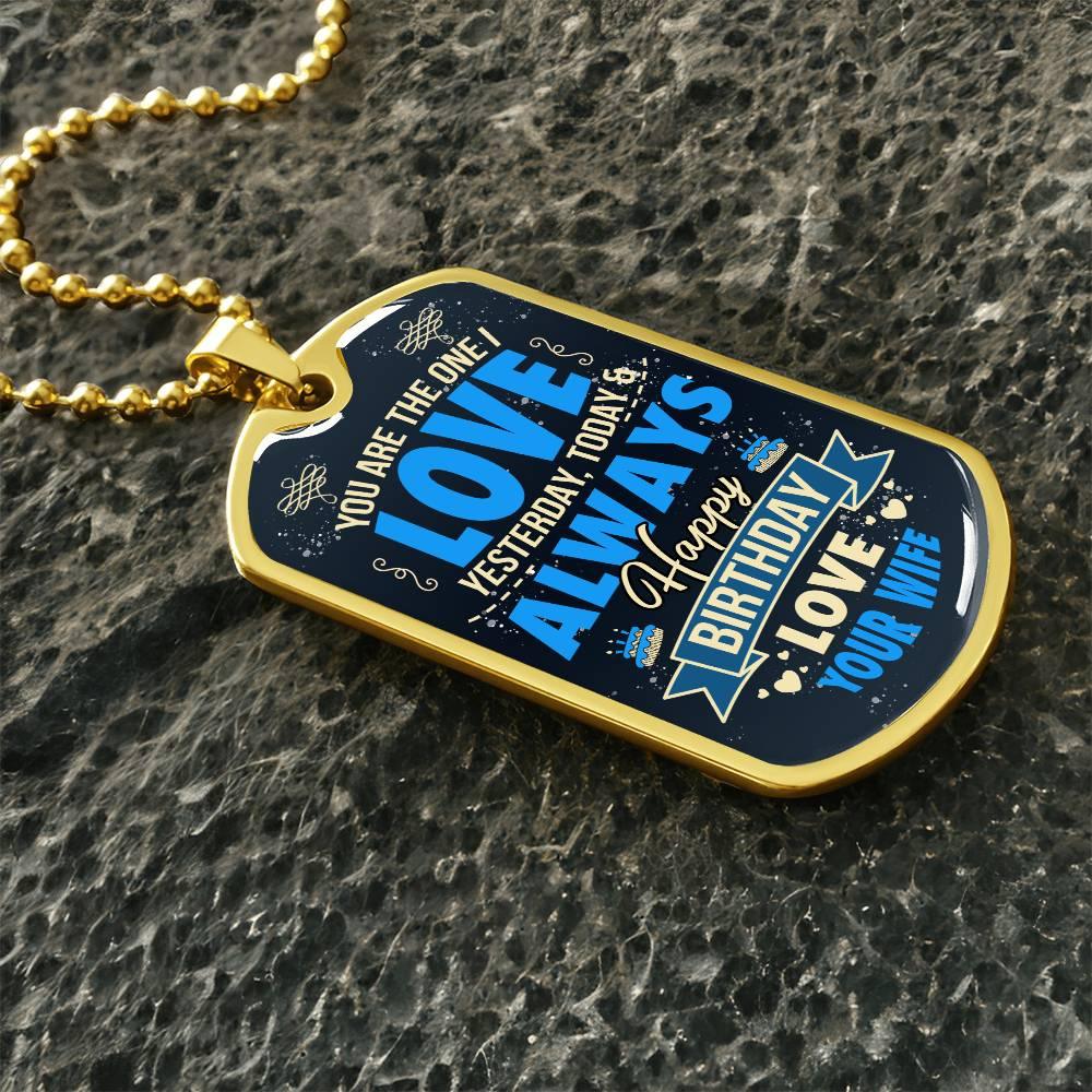 Dog Tag - To My Husband