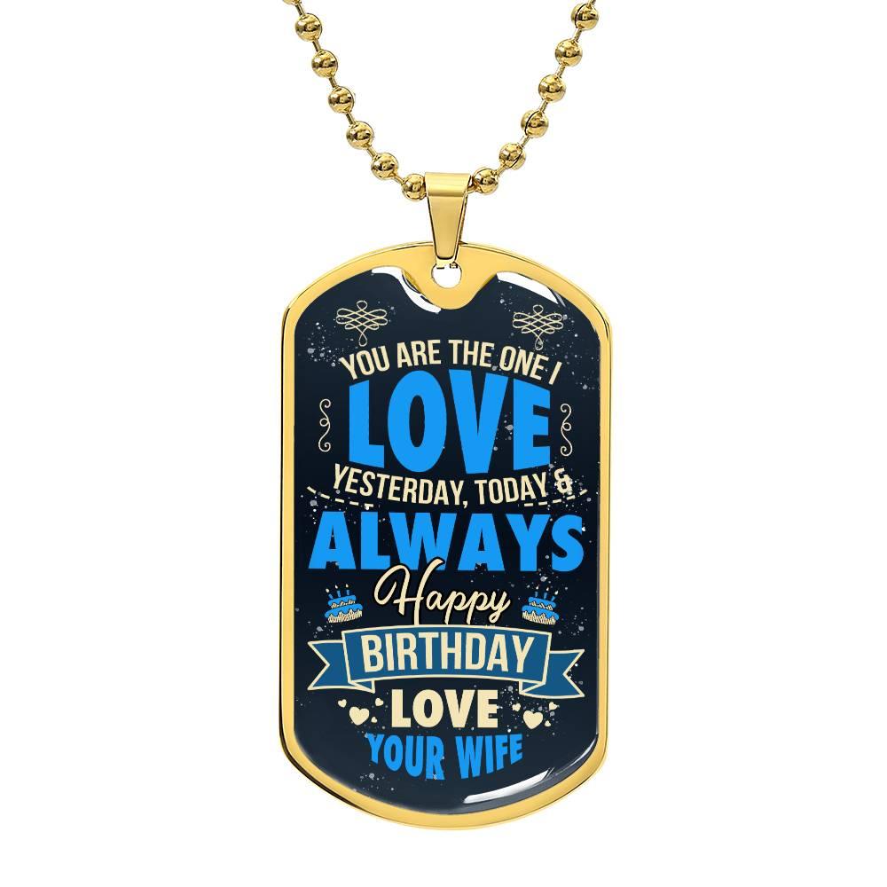 Dog Tag - To My Husband