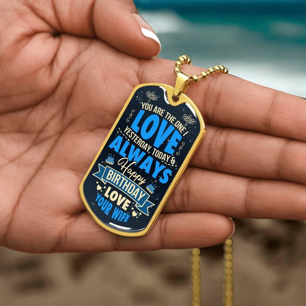 Dog Tag - To My Husband