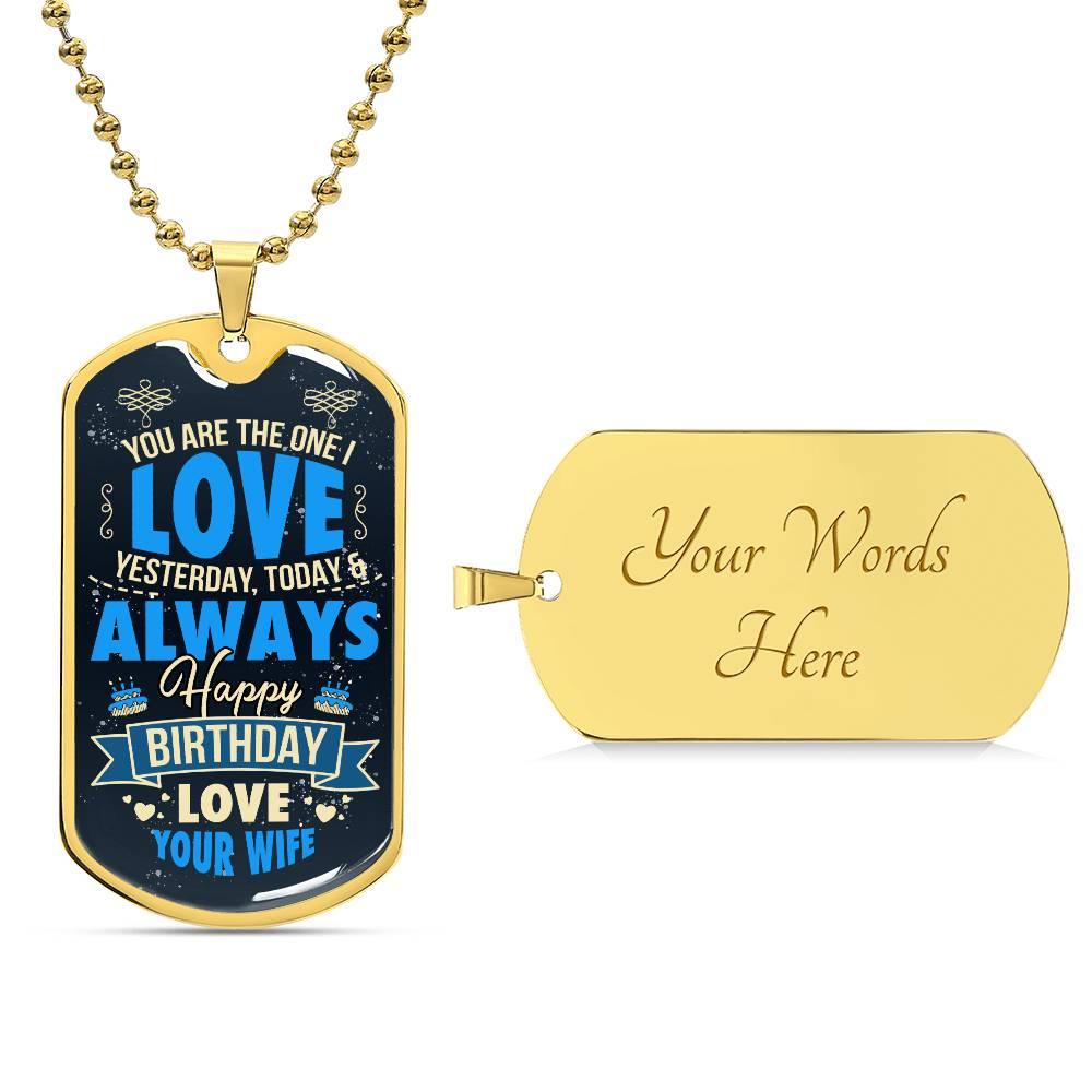 Dog Tag - To My Husband