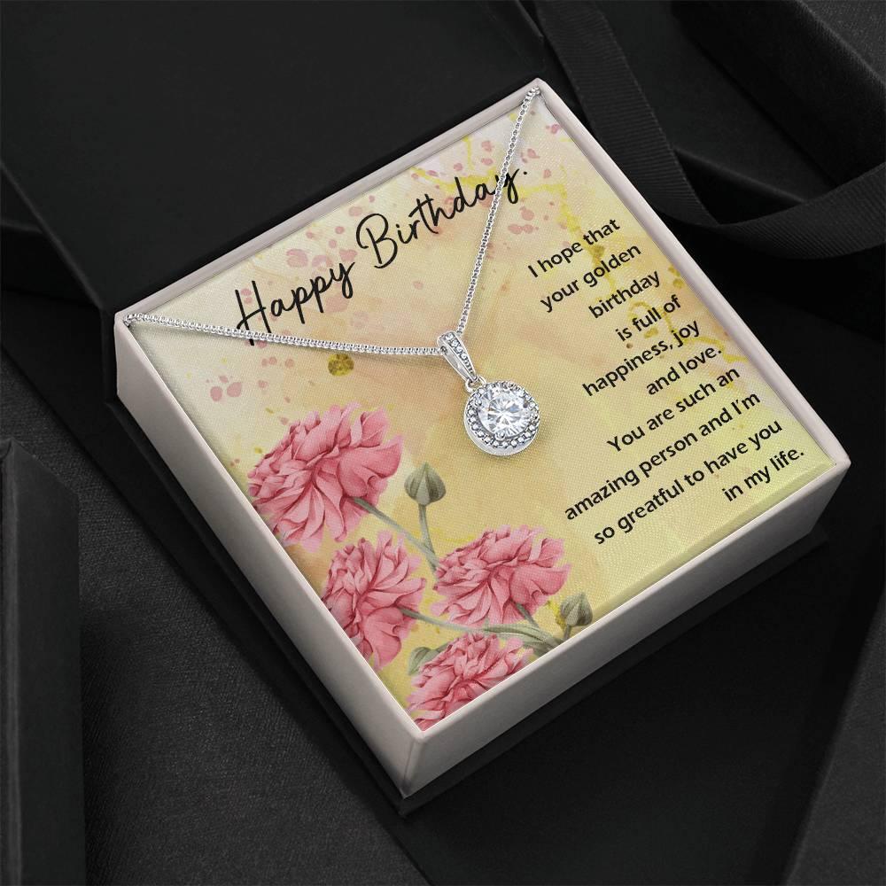 Eternal Hope Necklace - Happy Birthday