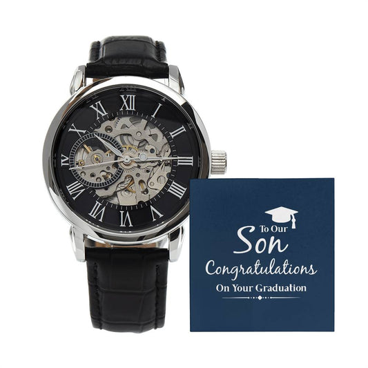 Men's Openwork Watch + MC - To Our Son