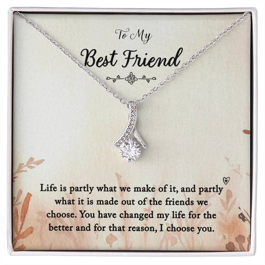 Alluring Beauty Necklace - To My Best Friend