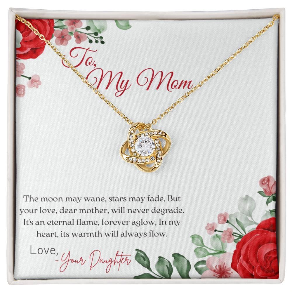 Love Knot Necklace - To My Mom