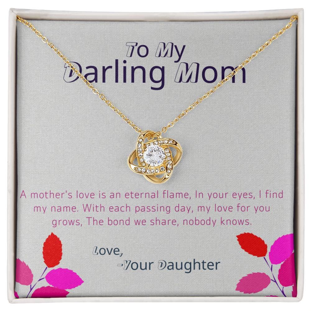 Love Knot Necklace - To My Darling Mom