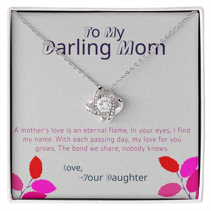 Love Knot Necklace - To My Darling Mom