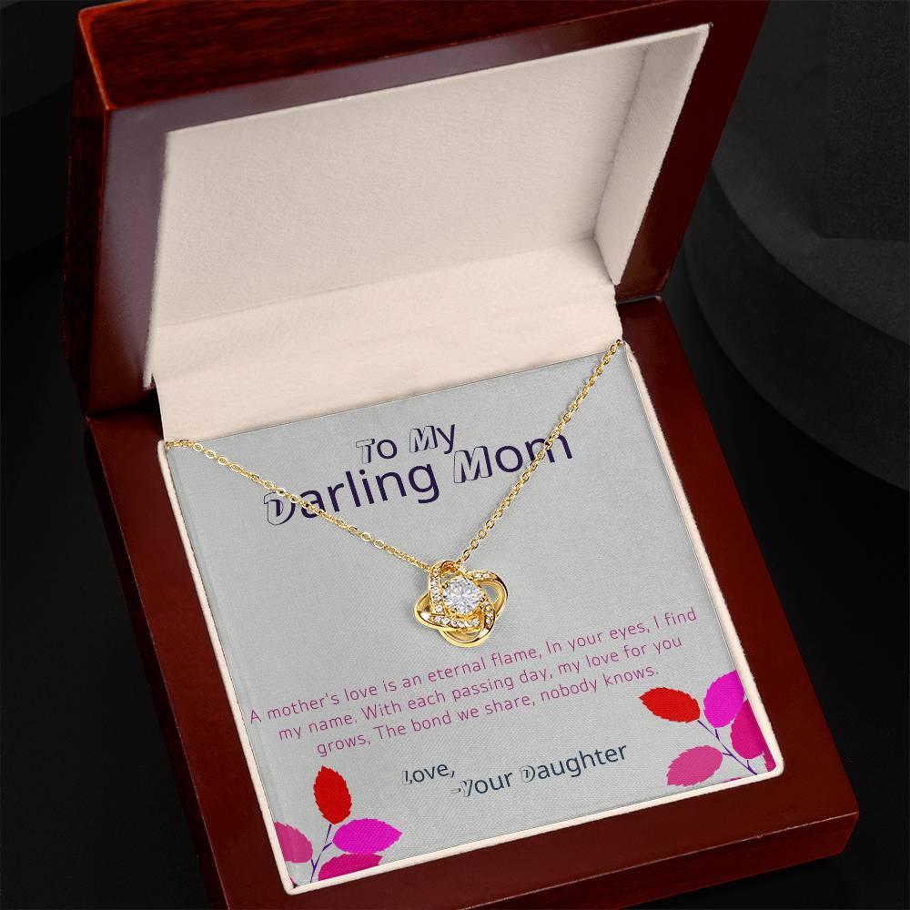 Love Knot Necklace - To My Darling Mom