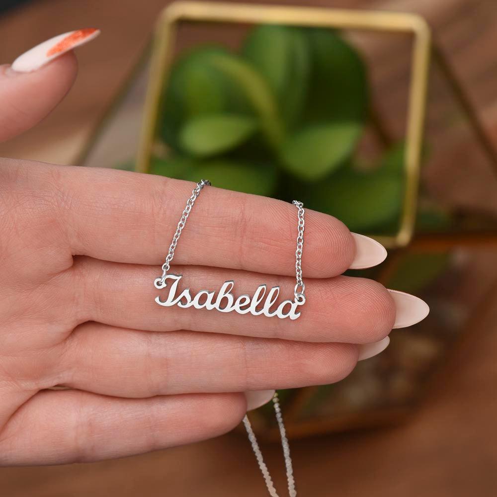 Custom Name Necklace - To My Bestie