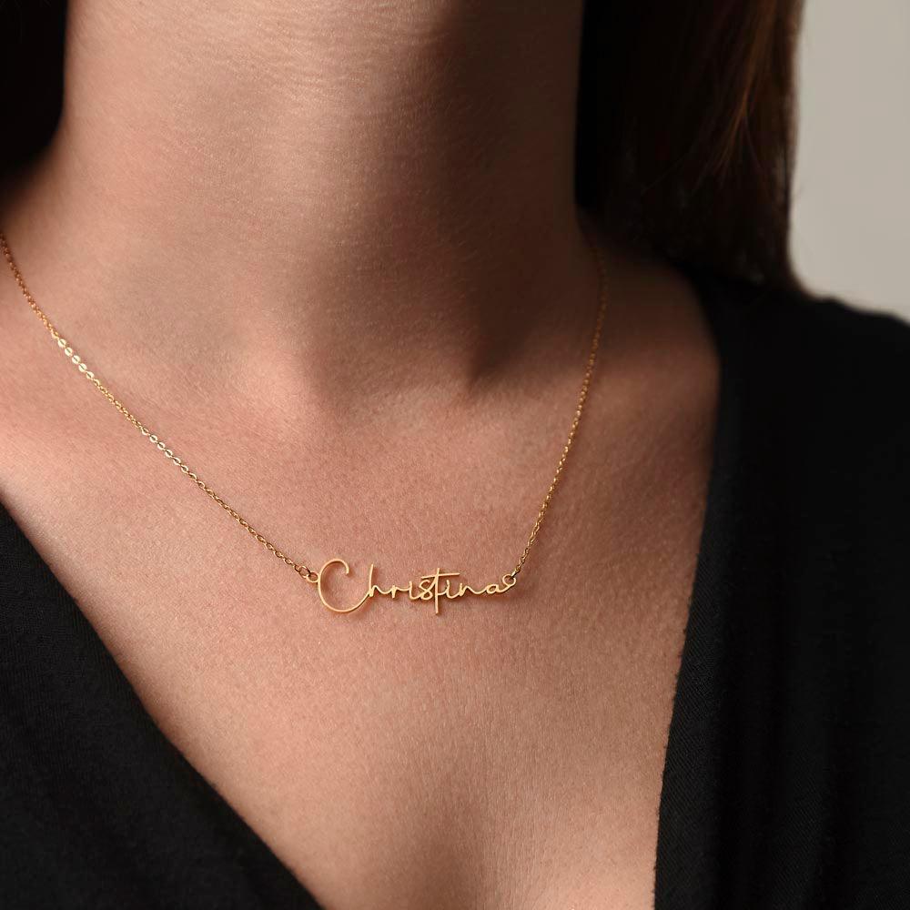 Signature Name Necklace - To My Everythings